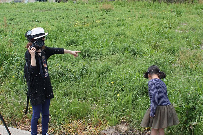 お子様と片岡氏