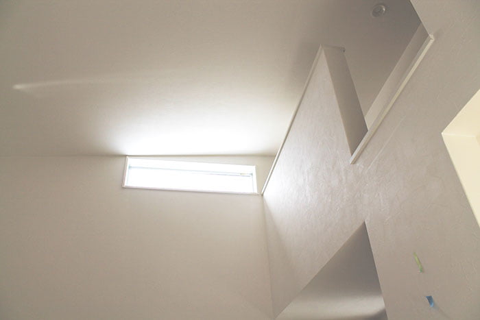 右上に見えているのがロフト部分